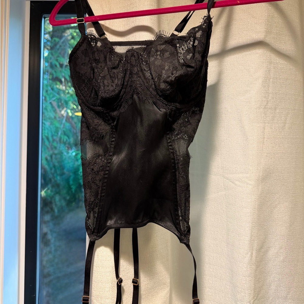 Victoria's Secret Black Lace Corset